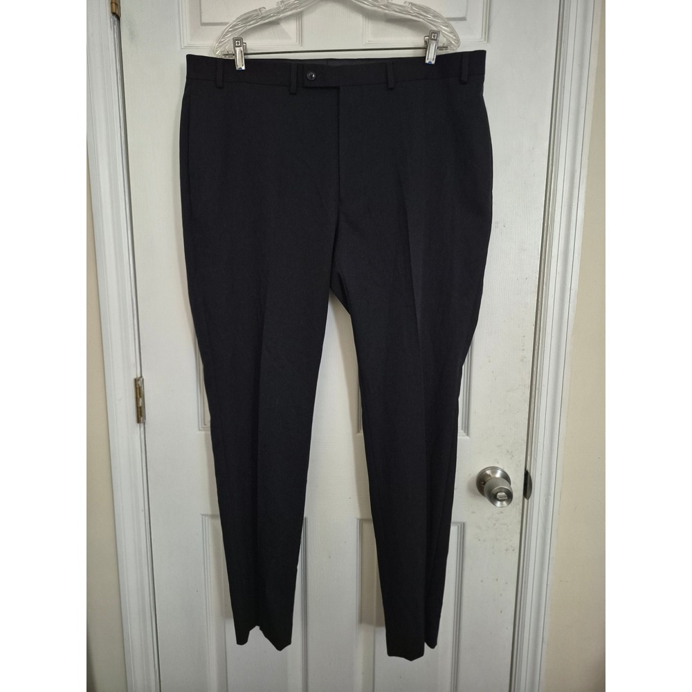 Calvin Klein Men's Black Dress Pants Office Career Formal Trousers Suit Separate